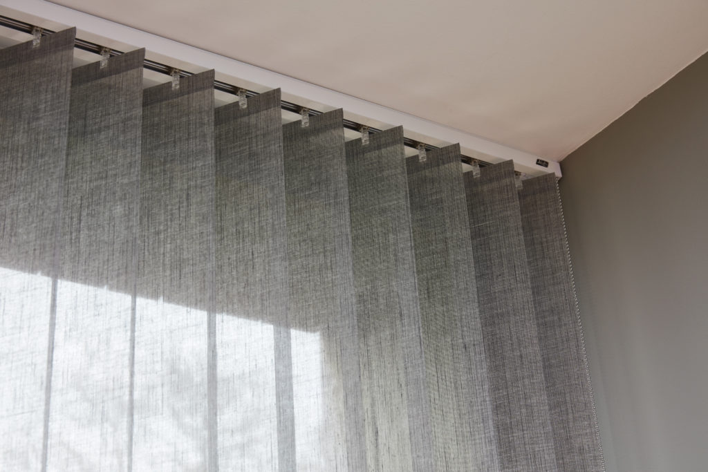 Lamellgardin-detalj